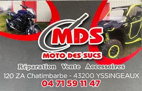 Moto des Sucs à Yssingeaux, réparations de toutes marques de motos, quads, cyclomoteurs